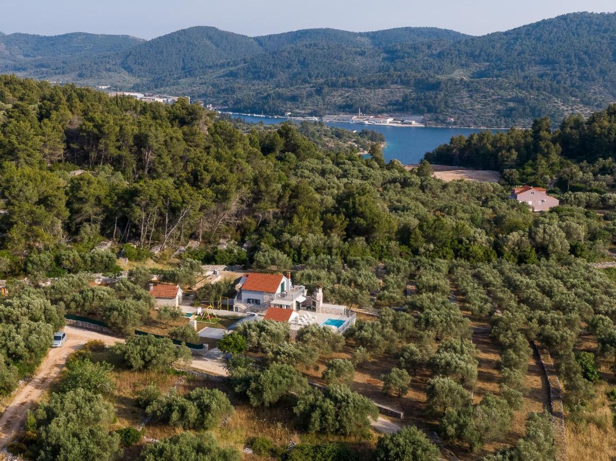 Villa Barbara - Olive Paradise, With Chlorine-Free Pool Вела-Лука Экстерьер фото