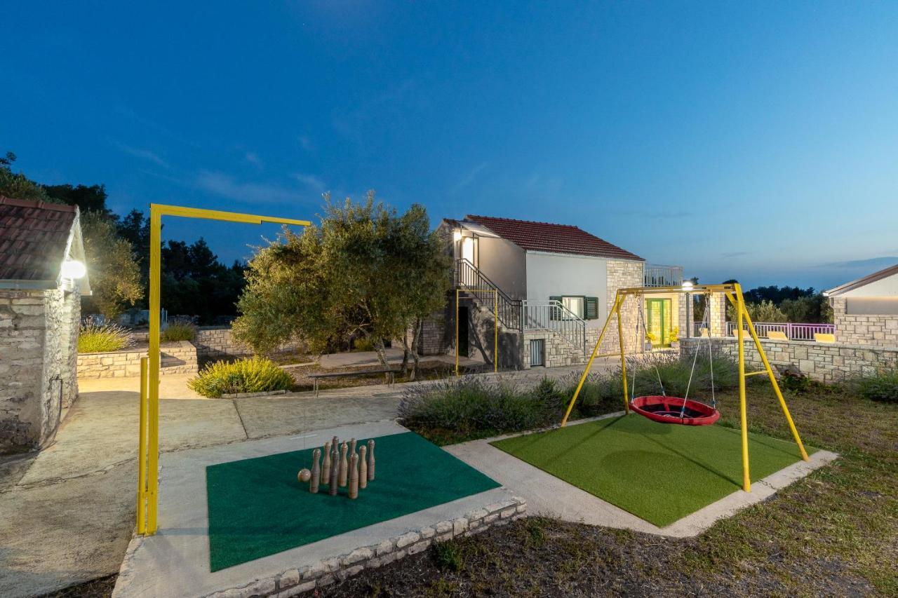 Villa Barbara - Olive Paradise, With Chlorine-Free Pool Вела-Лука Экстерьер фото